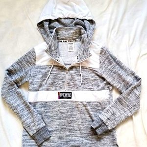 VS Pink Quarter Zip Hoodie